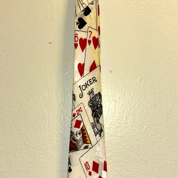 Joker Card Tie - Picture 3 of 5